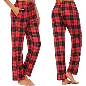 Pantalon à carreaux rouge femme 2025