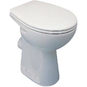 CUVETTE WC SEULE Cuvette WC sur pied surélevé - PORCHER - ULYSSE - Sortie horizontale - Blanc