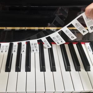PIANO Amovibles Autocollants De Clavier De Piano, Autoco