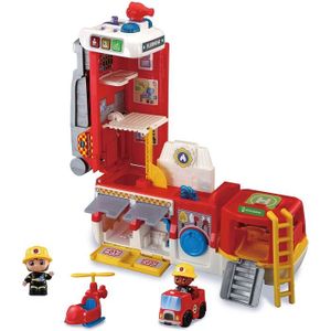 VOITURE - CAMION jouet pour bébé-Station Camion de Pompier