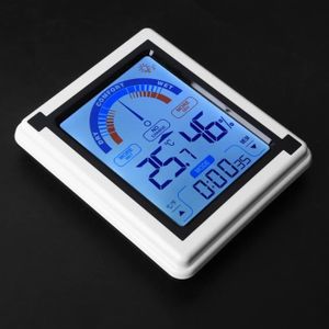 THERMOMÈTRE - BAROMÈTRE RUR Horloge météo numérique à écran tactile LCD Te