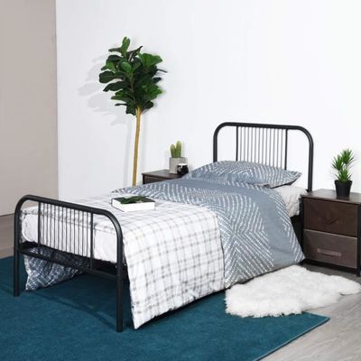 Sommier Fagot 90x200 Furniture R France Lit Simple 1 Place A Barreaux Cadre Metal