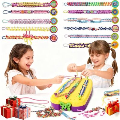 Kit De Bracelets élastiques DICLLY – 4000+ élastiques, 40 Couleurs, Perles Et Boîte De Rangement