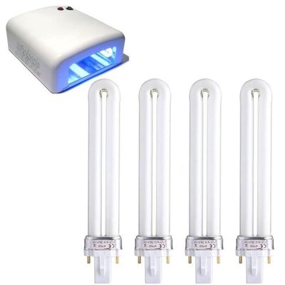 Lot De 4 Ampoules Tubes UV 9W - Remplacement Pour Lampe 36W De Séchage Gel/ongles - Marque SODIAL