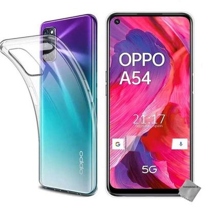 Vitre Arrière De Remplacement Pour OPPO A54 5G Et A74 5G - Couleur Noir-argent/gris Ou Violet, Neuve
