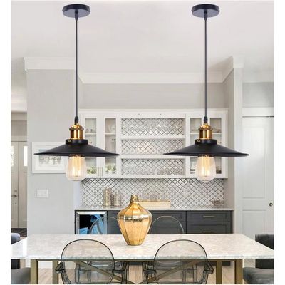IDEGU Retro Design Lustre Suspension Luminaire Edison Grenier Style Moderne  IKEA Lampe pour Eclairage Cuisine Restaurant - Cdiscount Maison