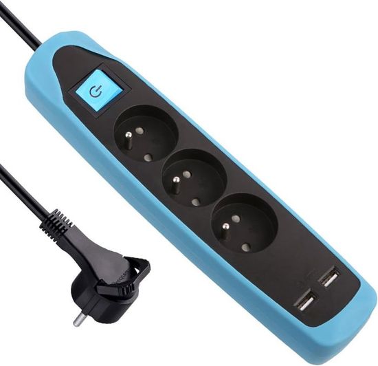 Caches Prises Silicone Décoratifs - Lot De 4 (2 Noir, 2 Blanc) Anti-Poussière