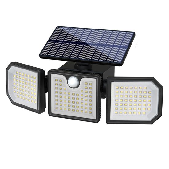 Lampe Solaire Extérieur 400 LED Détecteur Mouvement - 3 Modes - Télécommande - Étanche Jardin Sécurité