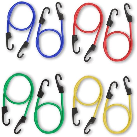 Lot De 4 Tendeurs Pour Attache Des Filets Avec Crochets De Sécurité