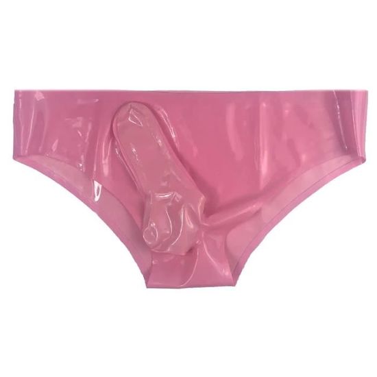 Culotte Short En PVC Transparent Bleu - Taille XXL Homme, Réutilisable, Neuve