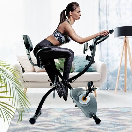 Accessoires de velo Velo stationnaire Slim Cycle Machine d exercice d interieur pliante pour velo d exercice ouniondo 729 Cdiscount Sport
