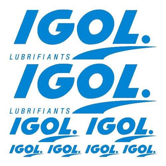 Details about   Autocollant IGOL Bleu