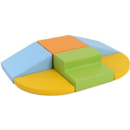 Test : blocs de motricité XL IGLU Soft Play 4 couleurs claires