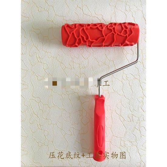 Lot De 6 Rouleaux à Motifs Pour Peinture Murale (gaufrage Texture) - Longueur 7 Pouces - Neuf