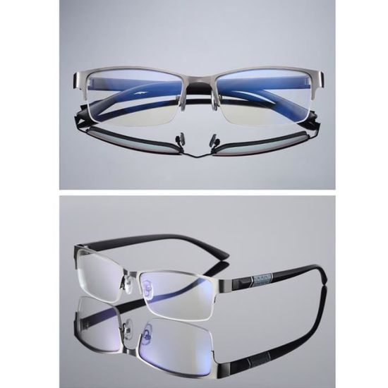Lunettes Loupes Azza +4,00 Dioptrie - Monture Gris, Blanc, Noir, Neuves Avec étiquettes