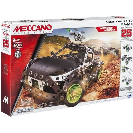 Voiture de Rallye MECCANO RALLYE 25 MODELES MOTORISES Garcon A partir de 9 ans Cdiscount Jeux Jouets