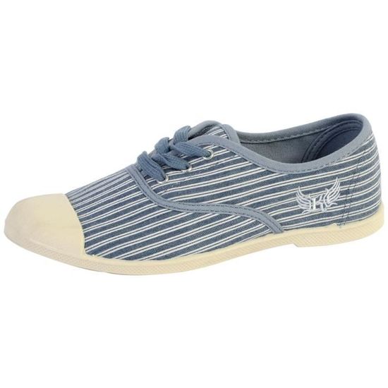 Basket Kaporal Fily Jean Raye Femme KAPORAL Version basse Fibre Textile Caoutchouc Jean raye Cdiscount Chaussures