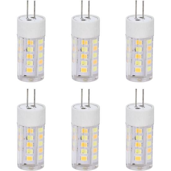 Lot De 6 Ampoules Led G4, 3 Couleurs De Lumière 220V, Petite Ampoule De