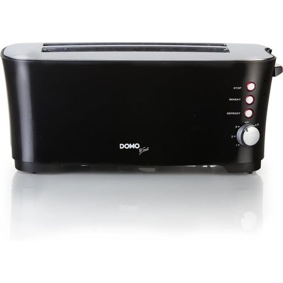 Grille-Pain Rétro 850W Noir/Argent Dayron | Leroy Merlin