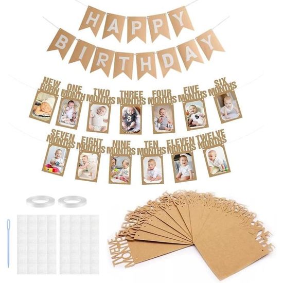 Déco Anniversaire 6 Ans : Bannière, Bougie Chiffre 1, Ballons – Pack Fête Enfant
