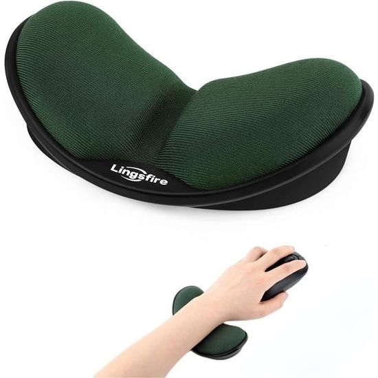 ZenithBurst Repose-poignet Ergonomique En Mousse à Mémoire De Forme, Motif Aile D'ange, 43 X 10 Cm, Pour Clavier Et Souris (blanc