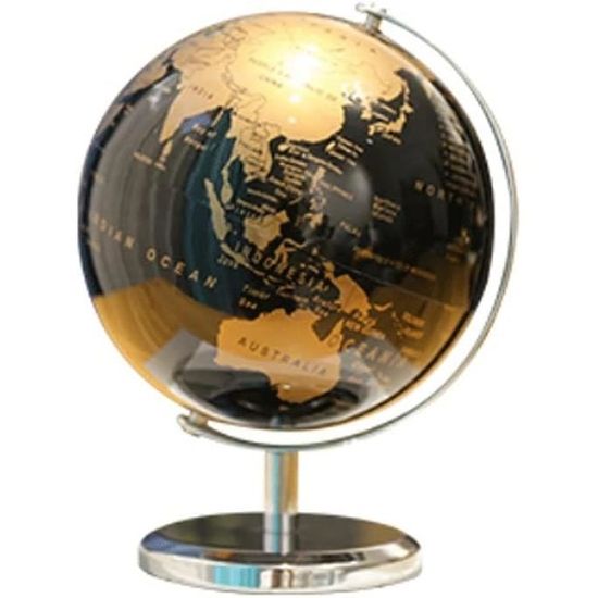 Globe Terrestre Pivotant éducatif - Acier Inoxydable - Pour école Ou Bureau - Neuf