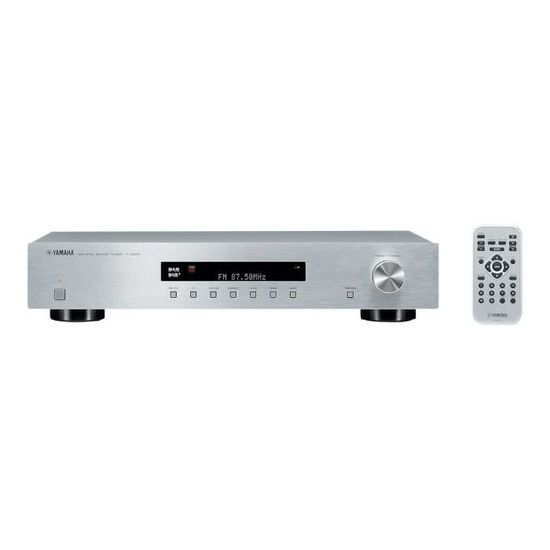 Yamaha T D500 Tuner Dab Empfang Schwarz Tuner radio DAB YAMAHA T-D500 avec fonction RDS - AM/FM - Gris