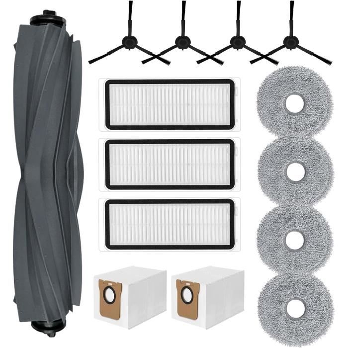 22 Pièces Kit D'accessoire pour Dreame X40 Ultra, Accessoires pour Dreame X40 Ultra Complete Robot 2 Brosse Principale