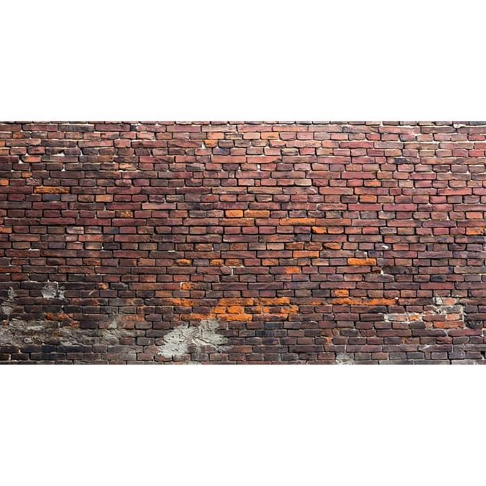 Toile de fond de mur de briques endommagées vintage pour le photomaton D134