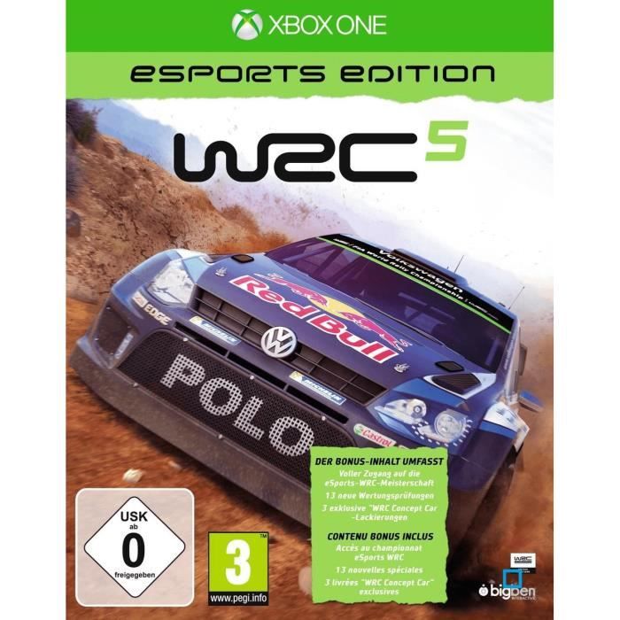 WRC 5 Edition E-Sport Jeu Xbox One