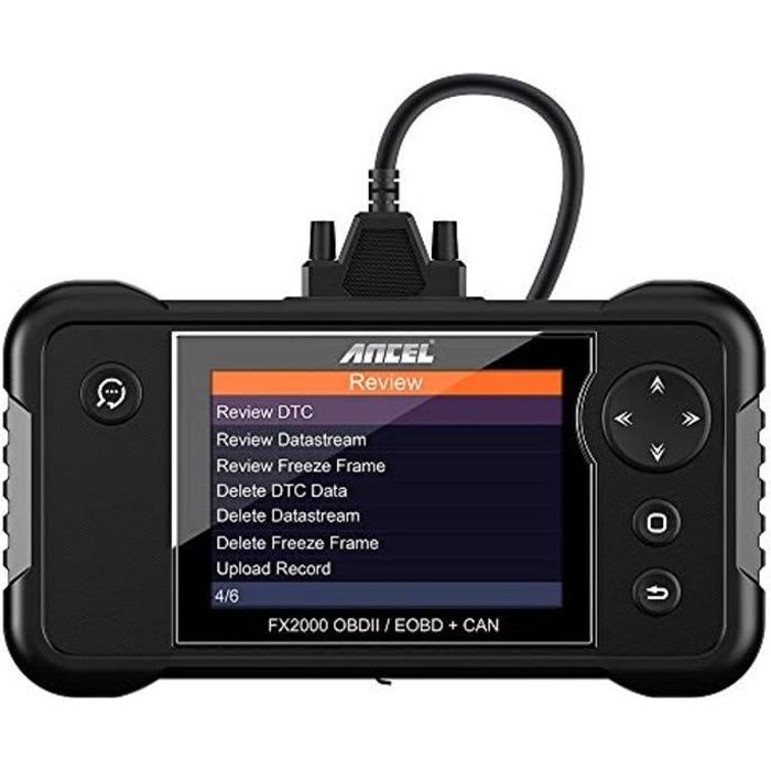 ANCEL FX2000 Scanner OBD2 Voiture Multimarque 4 Systèmes Diagnostic Auto Moteur/ABS/SRS(Airbag)/Boite Automatique à Vitesse en franç