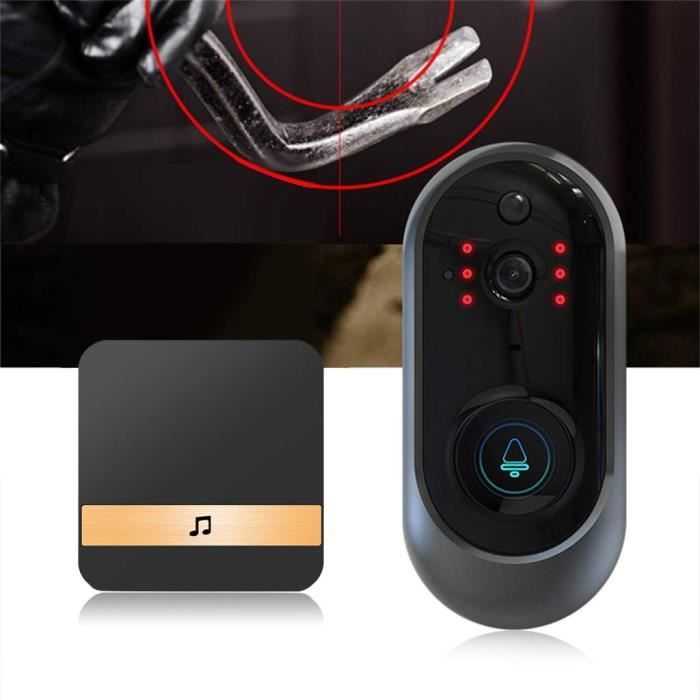 Smart Wireless Phone Sonnette caméra WiFi Smart Video Intercom Anneau Sonnette sonnette 193