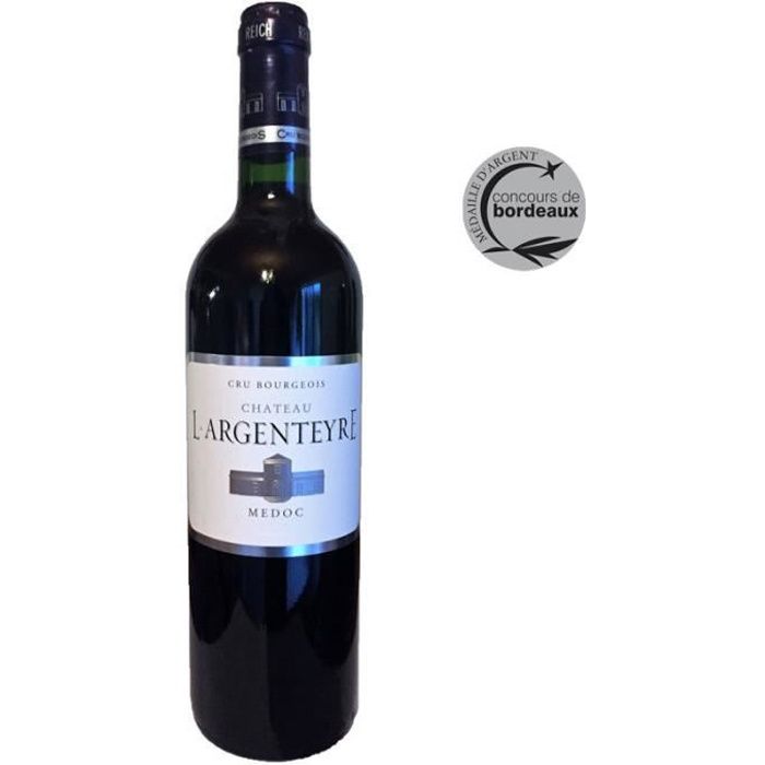 Château L'ARGENTEYRE Cru Bourgeois (récoltant)2016 AOP MEDOC CRU BOURGEOIS