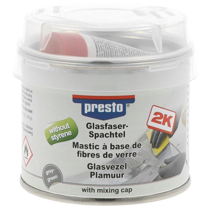 Mastic polyester avec fibre de verre bg 250 g