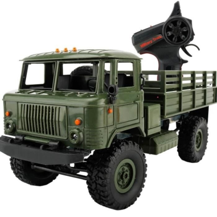 Vehicule A Construire - Engin Terrestre A Construire - WPL B-24 Full Body 1:16 Mini 2.4GHz 4WD RC camion militaire voiture jouet de