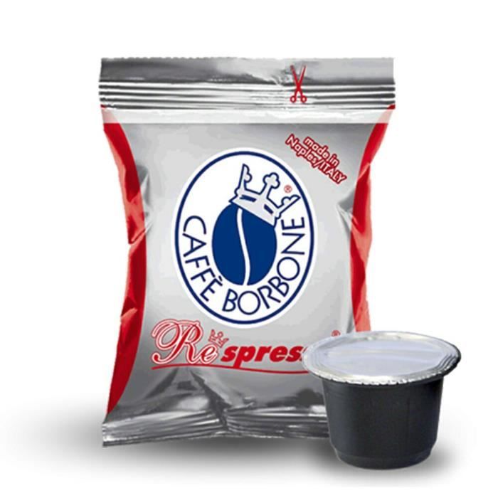 200 CAPSULE Respresso CAFFE' BORBONE MISCELA ROSSA compatibili NESPRESSO