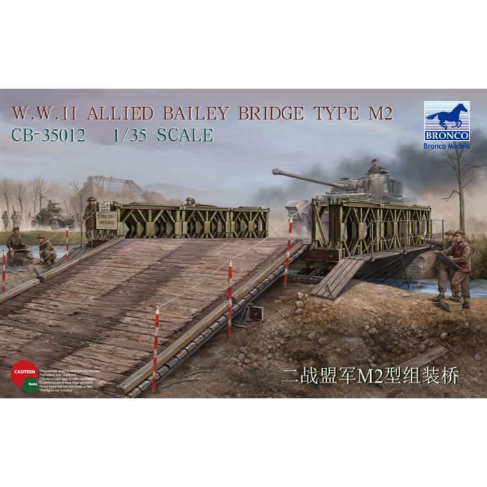 Maquette Militaire 1-35 Seconde Guerre mondiale Allied Bailey Pont M2 Type CB35012