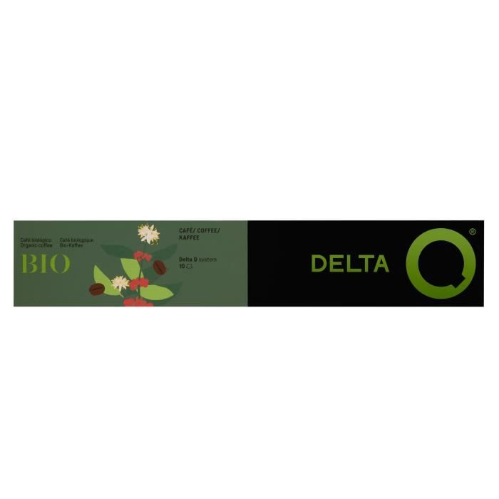 Delta Q Bio Etui de 10 Capsules - Compatible uniquement machines Delta Q