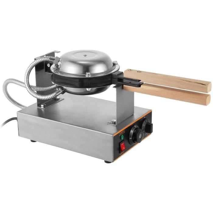 1400W Machine à Gâteau aux Oeufs Electrique Appareil à Beignet Professionnel Waffle Egg Cake Maker Professional pour Cuisine Restaur