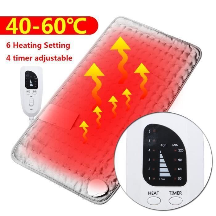 Coussin Chauffant Electrique Physiothérapie Soulagement Douleur Corps Cou Dos Epaule Couverture FR55023