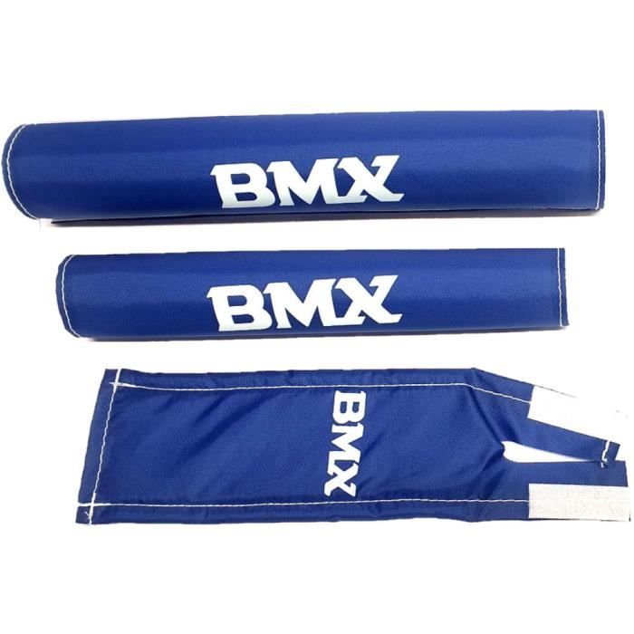 HZB coussinets BMX junior mousse bleue 3-pièces