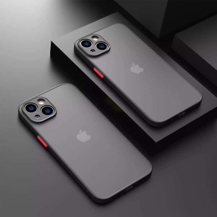 Coque Pour iPhone 13 Protection Ultra Fin Silicone Mat - Noir