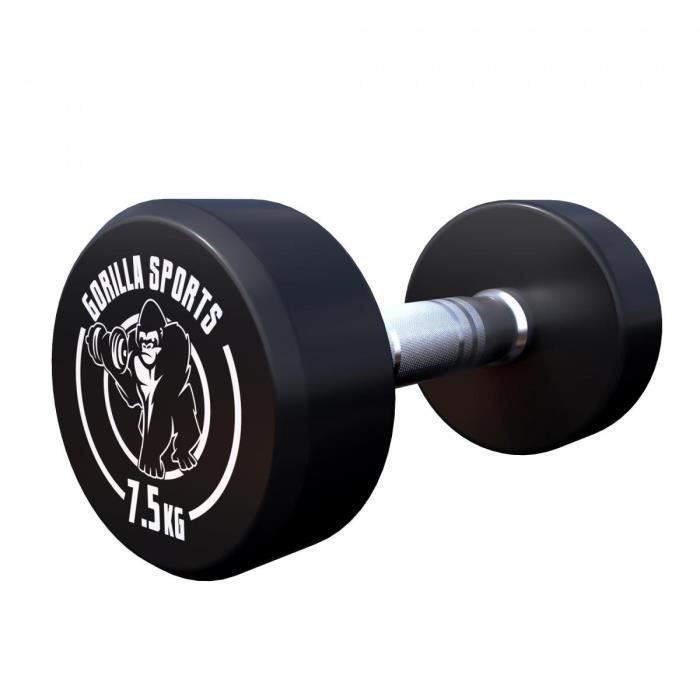 Gorilla Sports 7,5 kg Dumbbell haltère poids