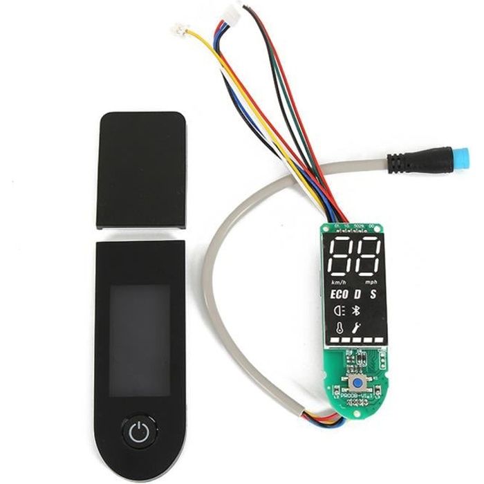 Tableau de bord pour scooter Xiaomi Trottinette électrique M365 Pro avec cache écran, Accessoires pour carte de circuit imprimé