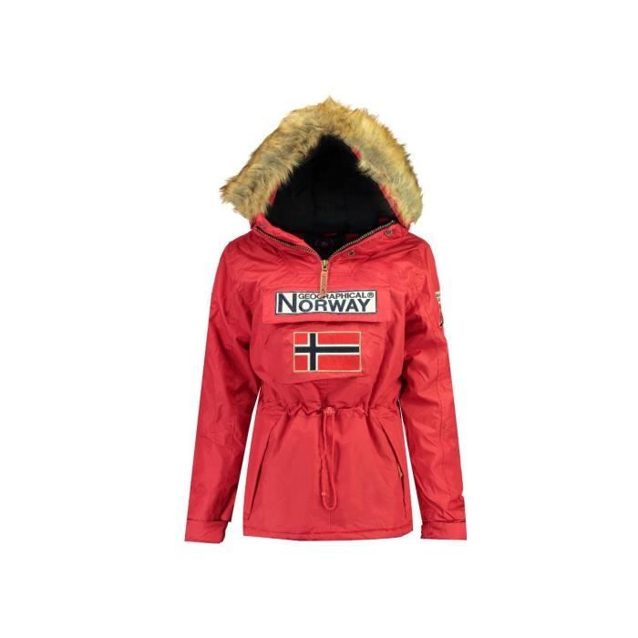 Parka Femme Geographical Norway Bridget New Rouge