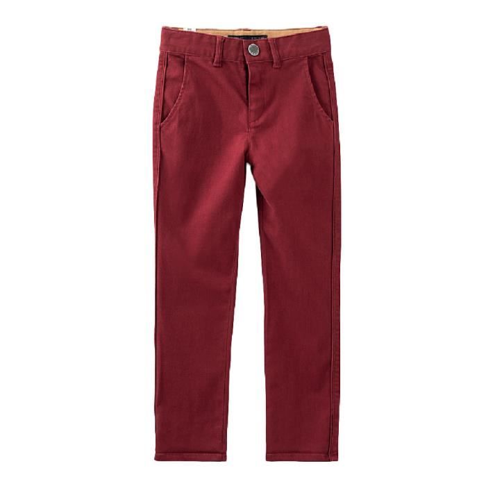 Pantalon chino Bordeaux Garçon IKKS XR22093
