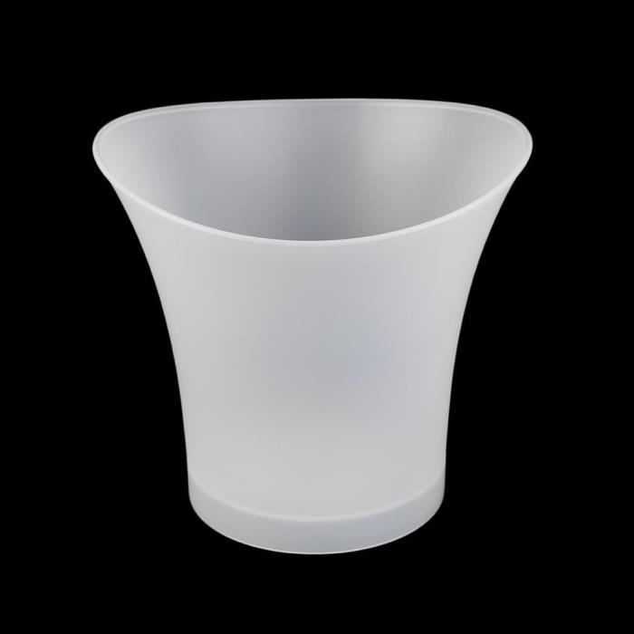 5L de nuit frais de bars lumineux KTV de seau à glace en plastique imperméable de LED
