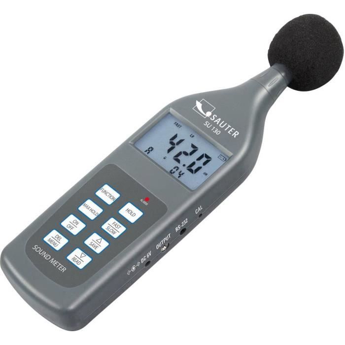 Sauter Sonomètre Enregistreur de données SU 130. 30 - 130 dB 20 Hz - 12500 Hz