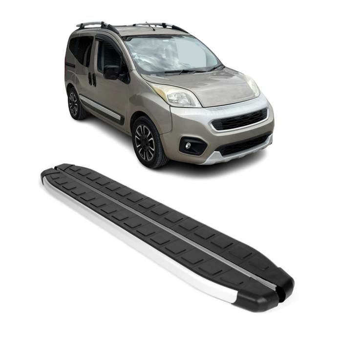 Marchepieds Latéraux En Aluminium Pour Dacia Sandero Stepway (2021-2025) - Noir - Protection Carrosserie Et Aide à La Montée