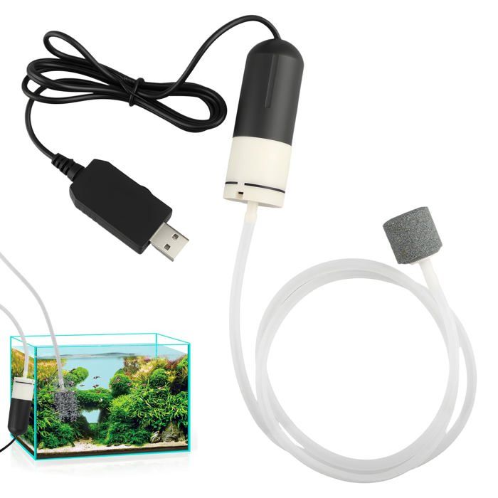 Fafeicy Pompe à Air Pour Aquarium Pompe à Oxygène Pour Aquarium, Charge